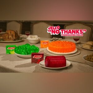 VIRAL FULL SET- Jell-O No Thanks Thanksgiving Molds